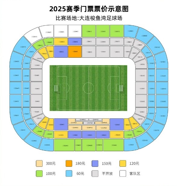 大連英博vs梅州客家票務公告：明天14點開票，票價60元-300元
