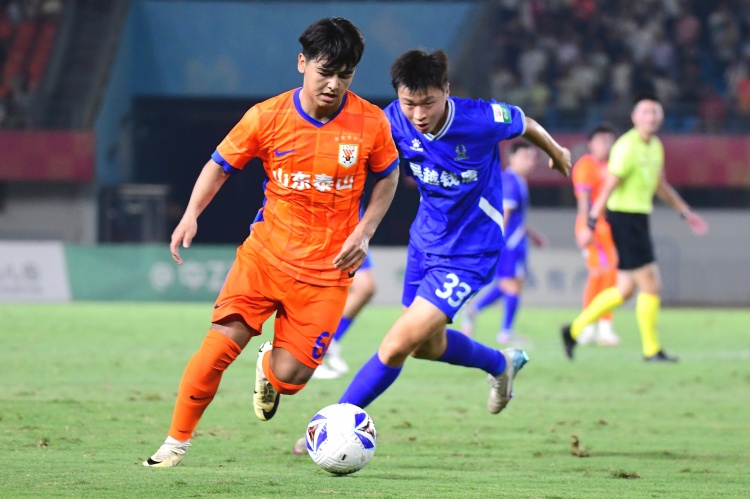 山東泰山B隊主場3-0杭州臨平吳越隊