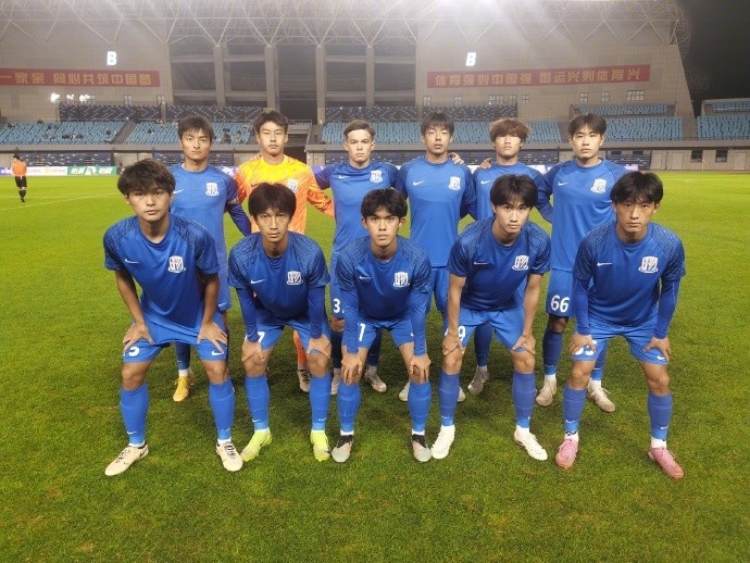 青少年精英聯賽U21組晉級賽階段I組第3輪，上海申花7-0青島西海岸