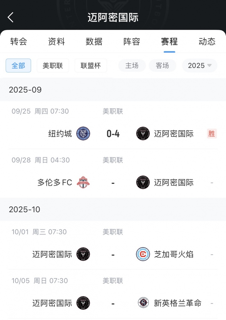 兩連客！邁阿密下場比賽間隔不足67小時，還需奔赴加拿大