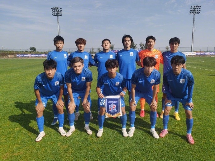 青少年精英聯賽（U21組）晉級賽第6輪，上海申花6-1戰勝昆明城星